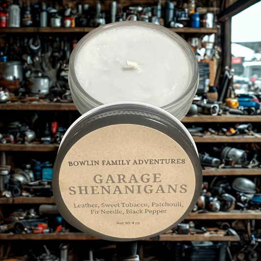 Garage Shenanigans Candles - 4 oz