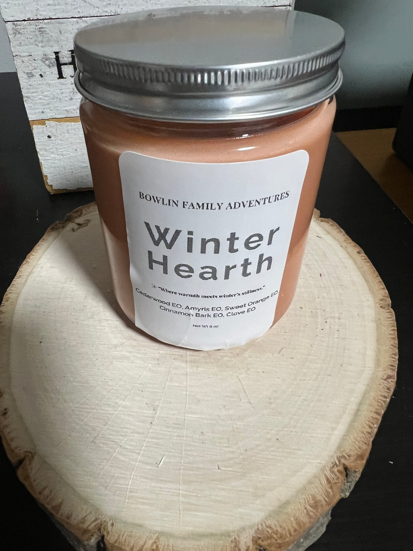 Winter Hearth - Natural Essential Oil Candle