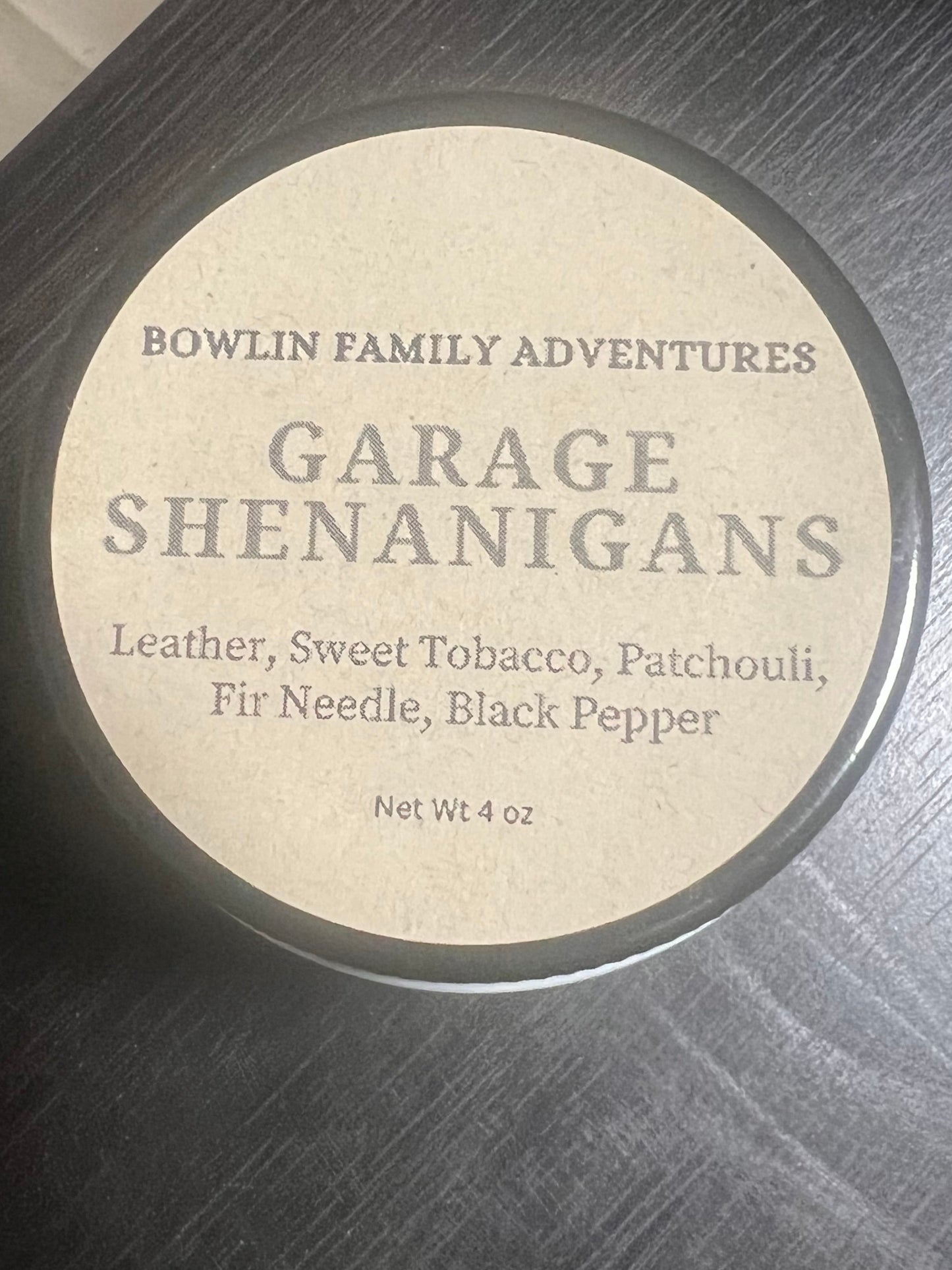 Garage Shenanigans Candles - 4 oz