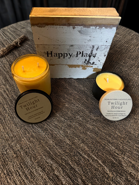 Twilight Hour -Natural Essential Oil Candle