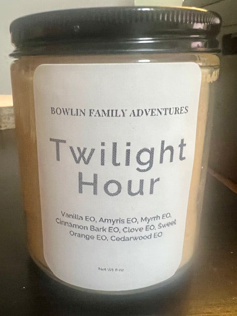 Twilight Hour  -Natural Essential Oil Candle