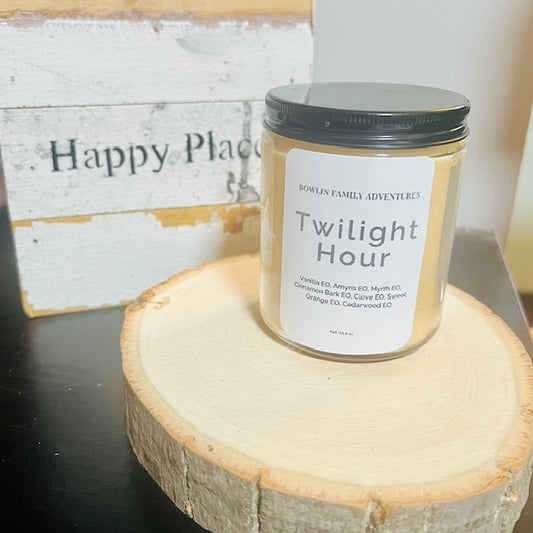 Twilight Hour  -Natural Essential Oil Candle